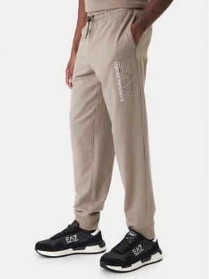 Obrázek produktu EA7 Emporio Armani Teplákové kalhoty 7M001316 AF13512 U6167 Béžová Regular Fit