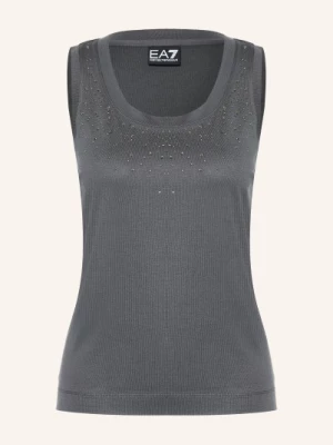 Obrázek produktu ea7 Emporio Armani Top S Ozdobnými Kameny tmavě šedá