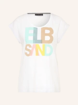 Obrázek produktu Elbsand Tričko Eldis bílá / černošedá / tyrkysová