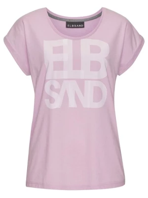 Obrázek produktu Elbsand Tričko  šeříková / bílá