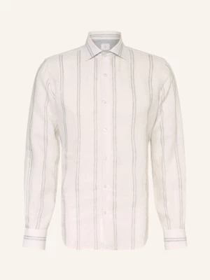 Obrázek produktu Eleventy Lněná Košile Slim Fit bílá / světle šedá