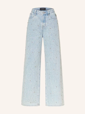 Obrázek produktu Elias Rumelis Wide Leg Džíny Kalea S Ozdobnými Kamínky 1199 andes blue
