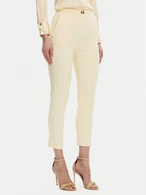 Obrázek produktu Elisabetta Franchi Kalhoty z materiálu PA-076-51E2 Žlutá Regular Fit