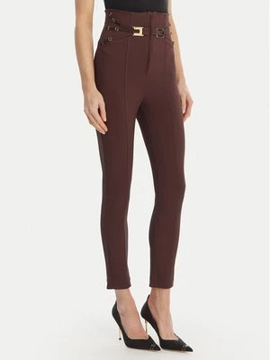 Obrázek produktu Elisabetta Franchi Kalhoty z materiálu PA-158-61E2-V350 Hnědá Skinny Fit
