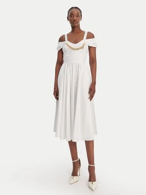 Obrázek produktu Elisabetta Franchi Koktejlové šaty AB-921-61E2-V590 Bílá Regular Fit
