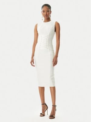 Obrázek produktu Elisabetta Franchi Koktejlové šaty AB76252E2 360 Bílá Slim Fit