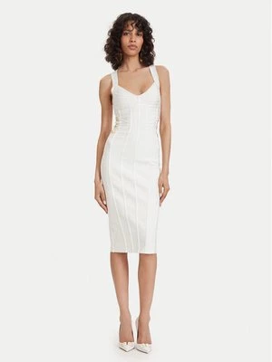 Obrázek produktu Elisabetta Franchi Koktejlové šaty AM-24D-62E2-V790 Bílá Slim Fit