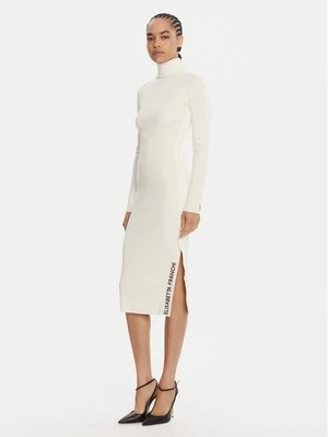 Obrázek produktu Elisabetta Franchi Úpletové šaty AM-03S-56E2-V390 Écru Slim Fit