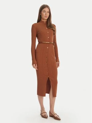 Obrázek produktu Elisabetta Franchi Úpletové šaty AM-15S-61E2-V490 Hnědá Regular Fit