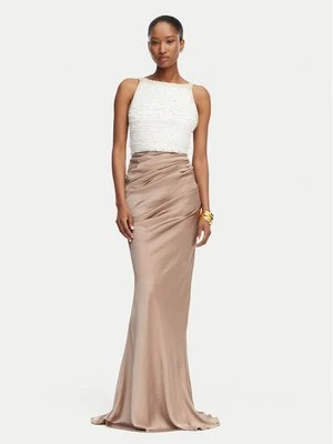 Obrázek produktu Elisabetta Franchi Večerní šaty AB-R17-62E2-V800 Světle hnědá Slim Fit