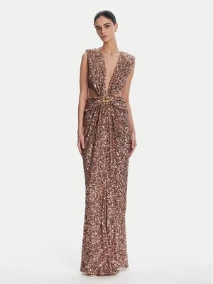 Obrázek produktu Elisabetta Franchi Večerní šaty ABR4852E2 181 Hnědá Regular Fit