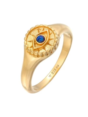 Obrázek produktu ELLI Prsten 'Evil Eye'  modrá / zlatá