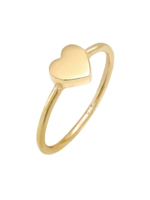 Obrázek produktu ELLI Prsten 'Heart'  zlatá