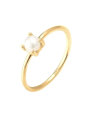 Obrázek produktu ELLI Prsten 'Pearl'  zlatá / perlově bílá