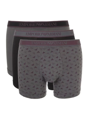 Obrázek produktu Emporio Armani Boxerky  šedá / bobule / černý melír