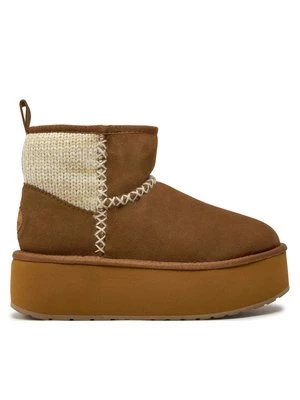 Obrázek produktu EMU Australia Sněhule Stinger Knit Flatform W13143 Béžová