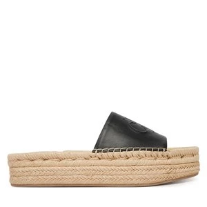 Obrázek produktu Espadrilky Calvin Klein Flatf Espa Mule Lth Mg HW0HW03027 Černá