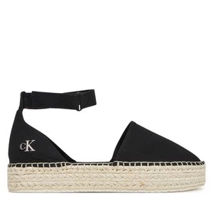 Obrázek produktu Espadrilky Calvin Klein Jeans Flatform Espadrille Sling Mg YW0YW01735 Černá