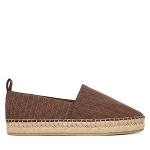 Obrázek produktu Espadrilky Calvin Klein Oblique Espadrille Aop HW0HW02933 Hnědá