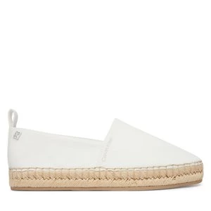 Obrázek produktu Espadrilky Calvin Klein Oblique Espadrille Canvas HW0HW02931 Bílá
