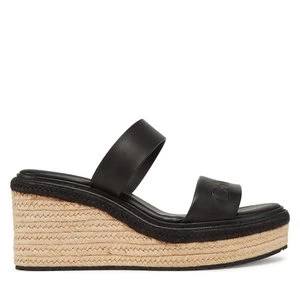Obrázek produktu Espadrilky Calvin Klein Wedge Sandal 50 - He HW0HW02375 Černá