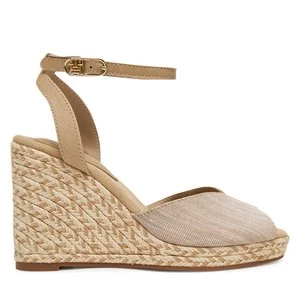 Obrázek produktu Espadrilky Tommy Hilfiger Chambray High Wedge Espadrille FW0FW08588 Béžová