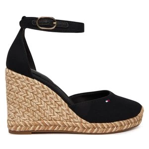 Obrázek produktu Espadrilky Tommy Hilfiger Flag High Wedge Espad Closed Toe FW0FW09225 Černá
