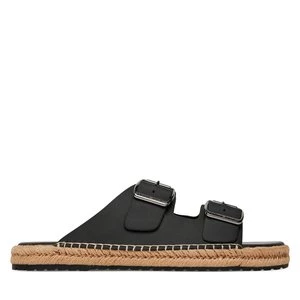 Obrázek produktu Espadrilky Tommy Hilfiger Flex Jutte Hilfiger Lth Sandal FM0FM05646 Černá