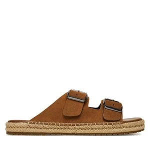 Obrázek produktu Espadrilky Tommy Hilfiger Flex Jutte Hilfiger Suede Sandal FM0FM05503 Hnědá