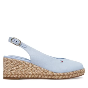 Obrázek produktu Espadrilky Tommy Hilfiger Hemp Slingback Wedge Espadrilles FW0FW09472 Světle modrá