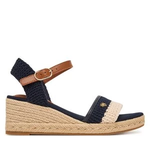 Obrázek produktu Espadrilky Tommy Hilfiger Mid Espad Wedge Crochet FW0FW09516 Tmavomodrá