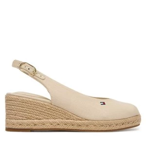 Obrázek produktu Espadrilky Tommy Hilfiger Mid Wedge Espad Slingback FW0FW09228 Béžová