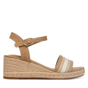 Obrázek produktu Espadrilky Tommy Hilfiger Mid Wedge Espad Webbing FW0FW09230 Béžová