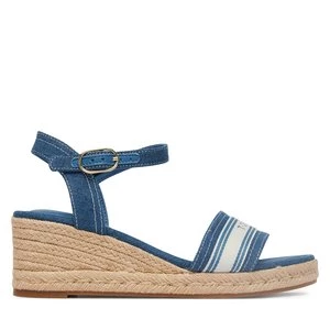 Obrázek produktu Espadrilky Tommy Hilfiger Mid Wedge Espad Webbing FW0FW09230 Modrá