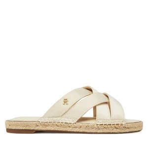 Obrázek produktu Espadrilky Tommy Hilfiger Satin Espadrille Mule FW0FW08502 Béžová