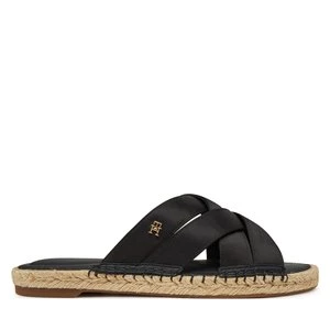 Obrázek produktu Espadrilky Tommy Hilfiger Satin Espadrille Mule FW0FW08502 Černá