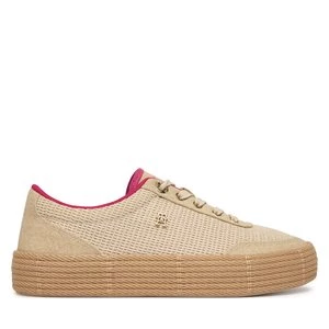 Obrázek produktu Espadrilky Tommy Hilfiger Th Foxing Platform Rope FW0FW09173 Béžová