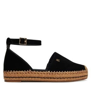 Obrázek produktu Espadrilky Tommy Hilfiger Th Platform Espad Suede Strap FW0FW09144 Černá