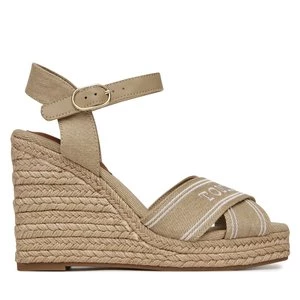 Obrázek produktu Espadrilky Tommy Hilfiger Tommy Hilfiger Espad High Wedge FW0FW08668 Béžová