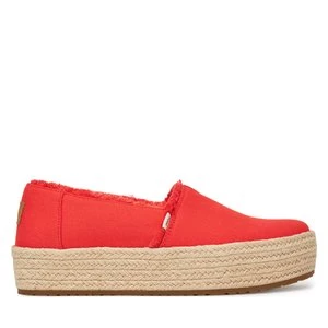 Obrázek produktu Espadrilky Toms Valencia Platform 10021919 Červená
