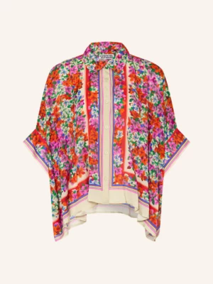 Obrázek produktu Essentiel Antwerp Oversized Košile Jirt S Hedvábím A 3/4 Rukávy červená / fialová / modrá