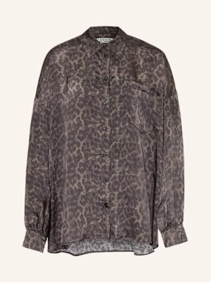 Obrázek produktu Essentiel Antwerp Oversized Košilová Halenka Ilorin S Volány černá / hnědá