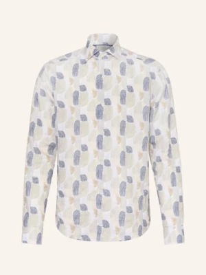 Obrázek produktu Eton Lněná Košile Casual Fit bílá / khaki / tmavě modrá