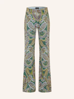 Obrázek produktu Etro Flared Leg Džíny x0890 print on green base