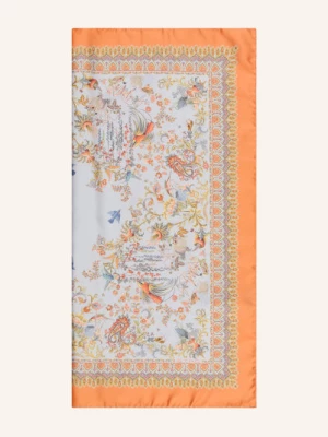 Obrázek produktu Etro Hedvábný Šátek tmavě modrá / oranžová / zelená