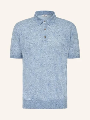 Obrázek produktu Etro Pletené Polo Tričko Regular Fit Z Lnu tmavě modrá