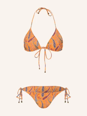 Obrázek produktu Etro Trojúhelníkové Bikiny oranžová / červená / zelená