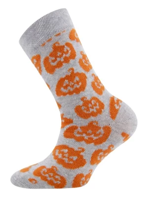Obrázek produktu EWERS Ponožky  světle šedá / oranžová
