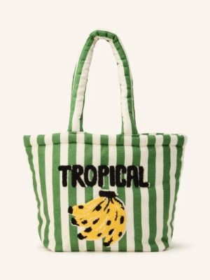 Obrázek produktu Farm Rio Plážová Taška Tropical Manana zelená / režná / černá