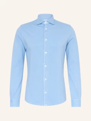 Obrázek produktu Fedeli Košile S Piké Vzorem Stelve Slim Fit tmavě modrá